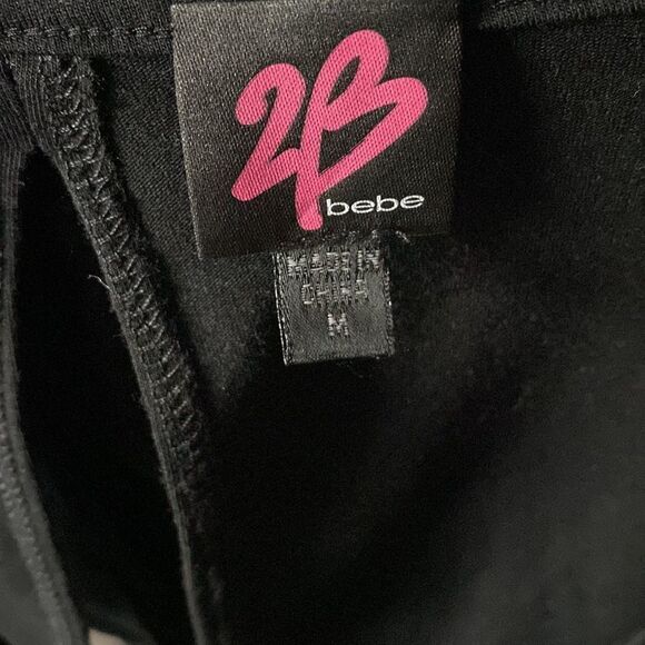 2B Bebe Black/Gold/Silver Sequin Top - Size M - Picture 11 of 11